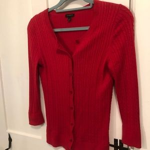 Talbots Red Sweater